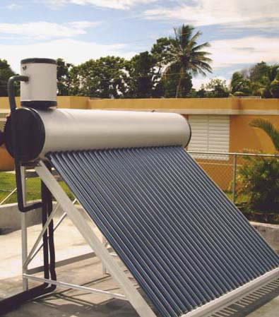 Rooftop Fresh Water Compact Pre-Heated Solar Hot Water Heater System