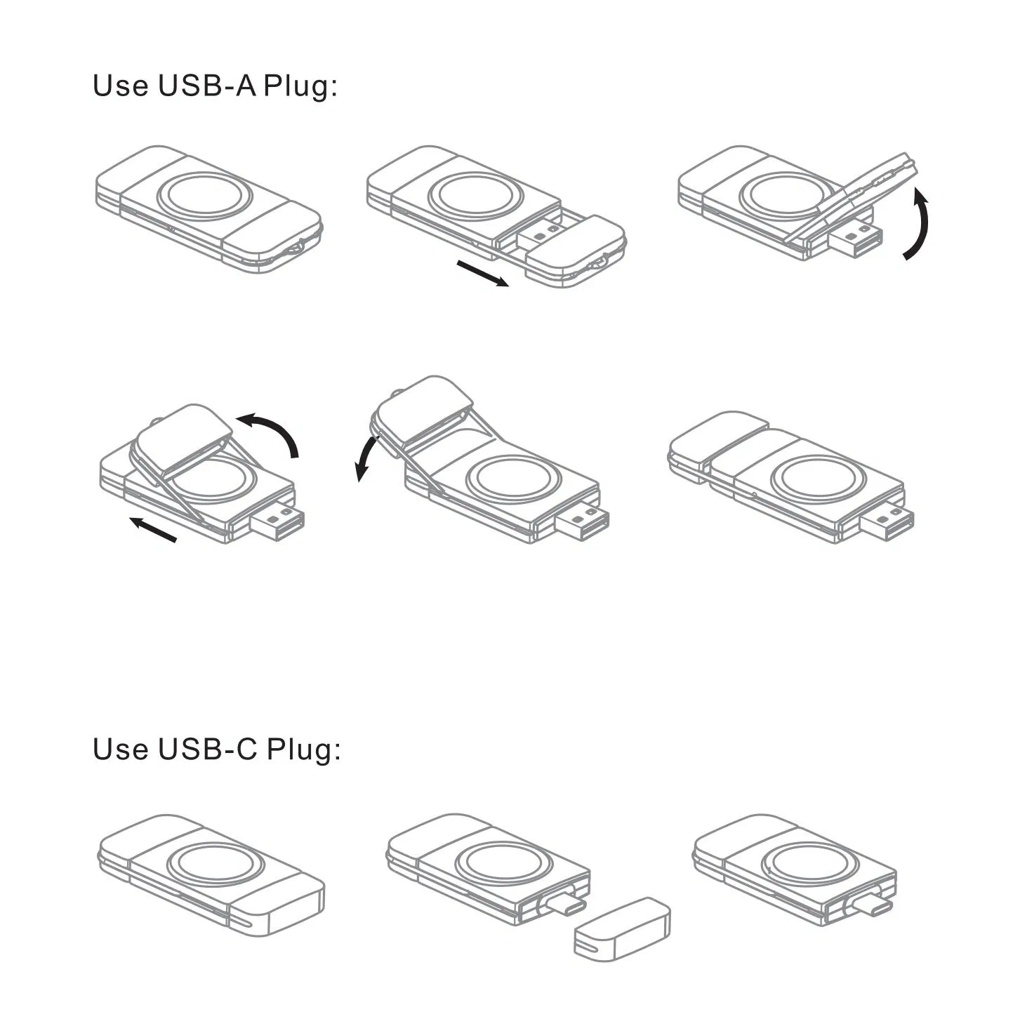 Mini Portable Charger External Keychain Battery Mobile Phone Emergency Power Bank Magnetic Quick Charger