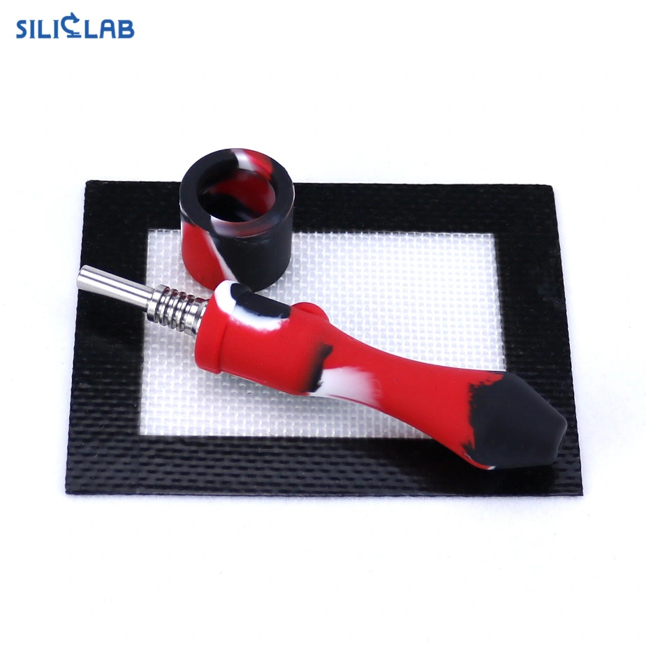 Mini Silicone Nectar Collector Honey DAB Smoking Pipe