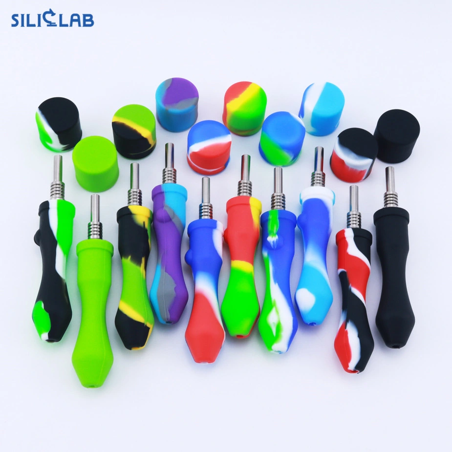 Mini Silicone Nectar Collector Honey DAB Smoking Pipe