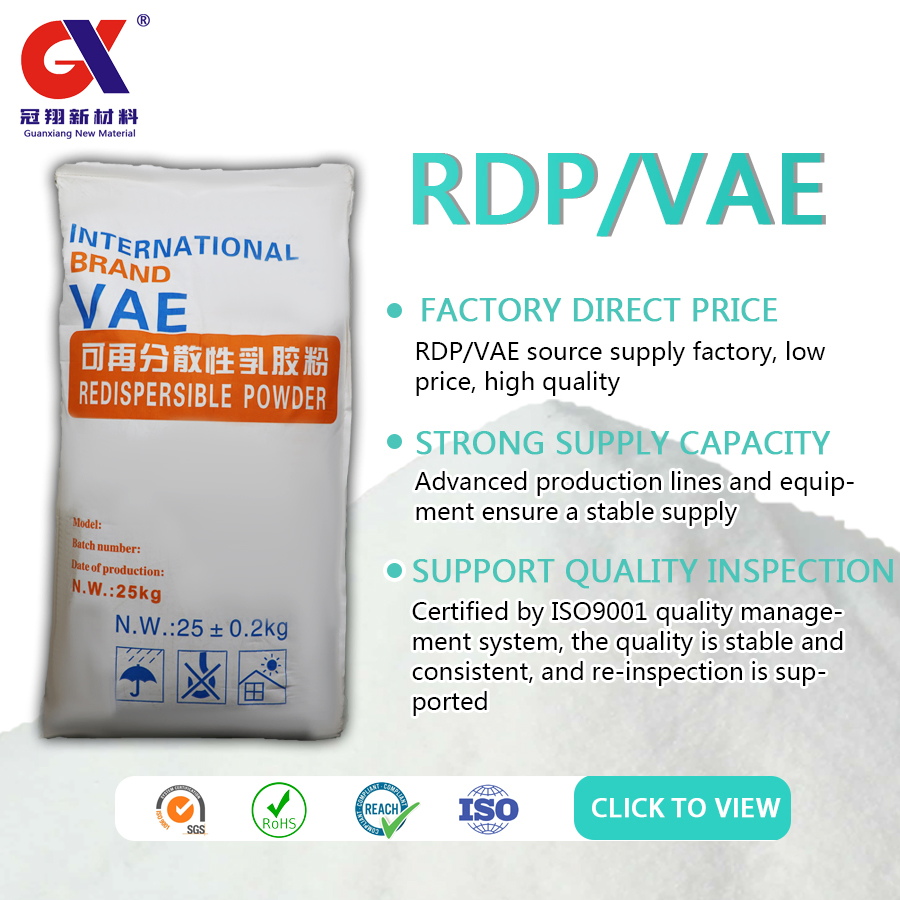 Redispersible Polymer Powder (RDP) for Self-Leveling Underlayments &amp; Repair Mortars