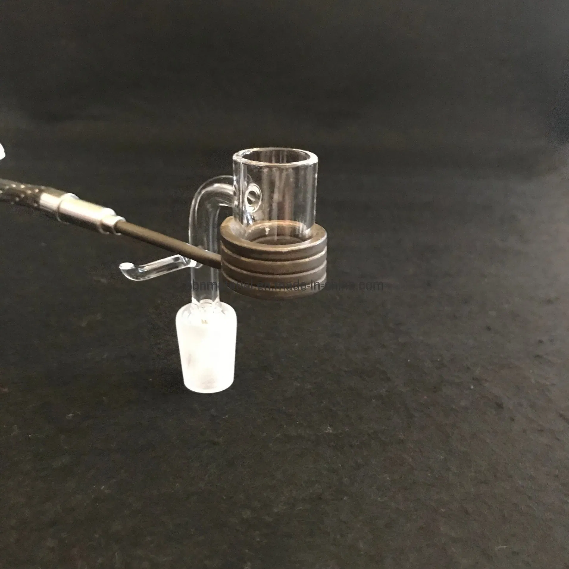 Silica Bowl Thermal Quartz Glass Hookah Banger Glass Nail with Carb Cap