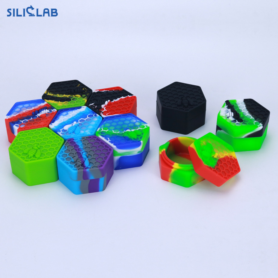 26ml Honeycomb Bulk Jar Silicone Wax Container