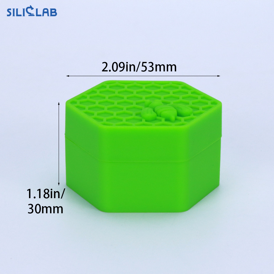 26ml Honeycomb Bulk Jar Silicone Wax Container