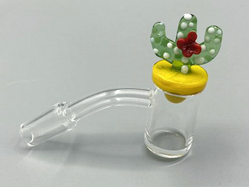 Flowering Cactus Carb Cap for Quartz Banger Oil DAB Rig
