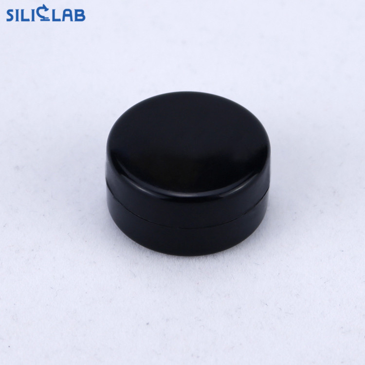 Custom 3ml Small Non Stick Wax Jar Concentrate Wax Oil Silicone Containers Jar with Cover for Travel