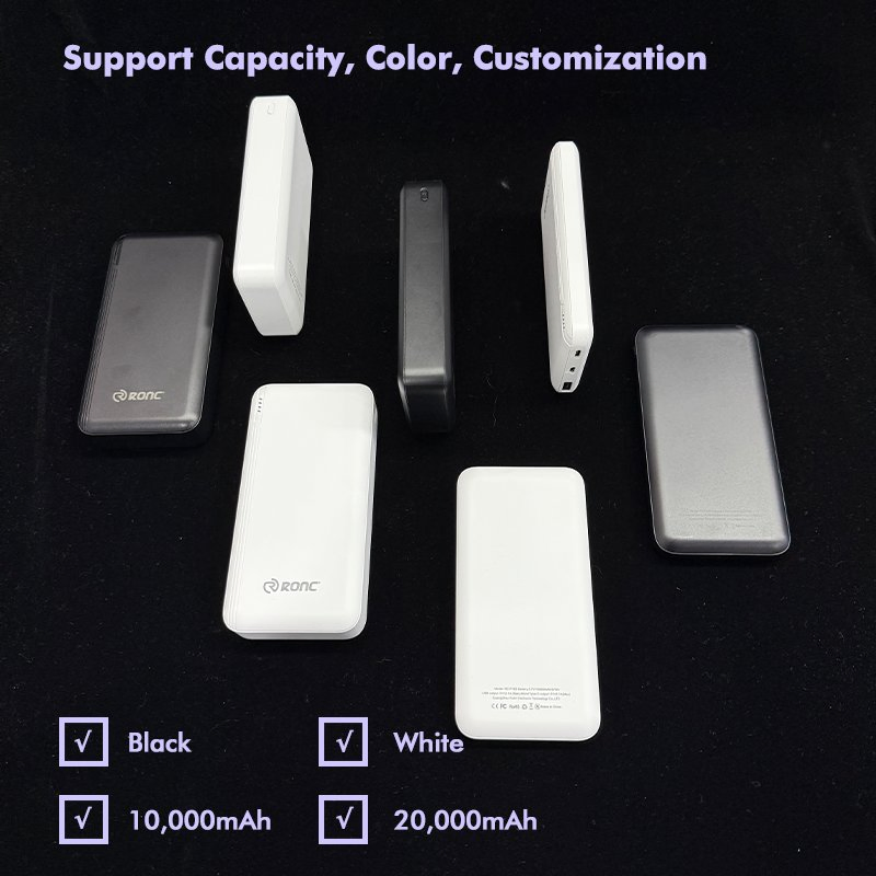 High Capacity 10000 20000 mAh Mobile Phone Battery External Charger Portable Power Supply