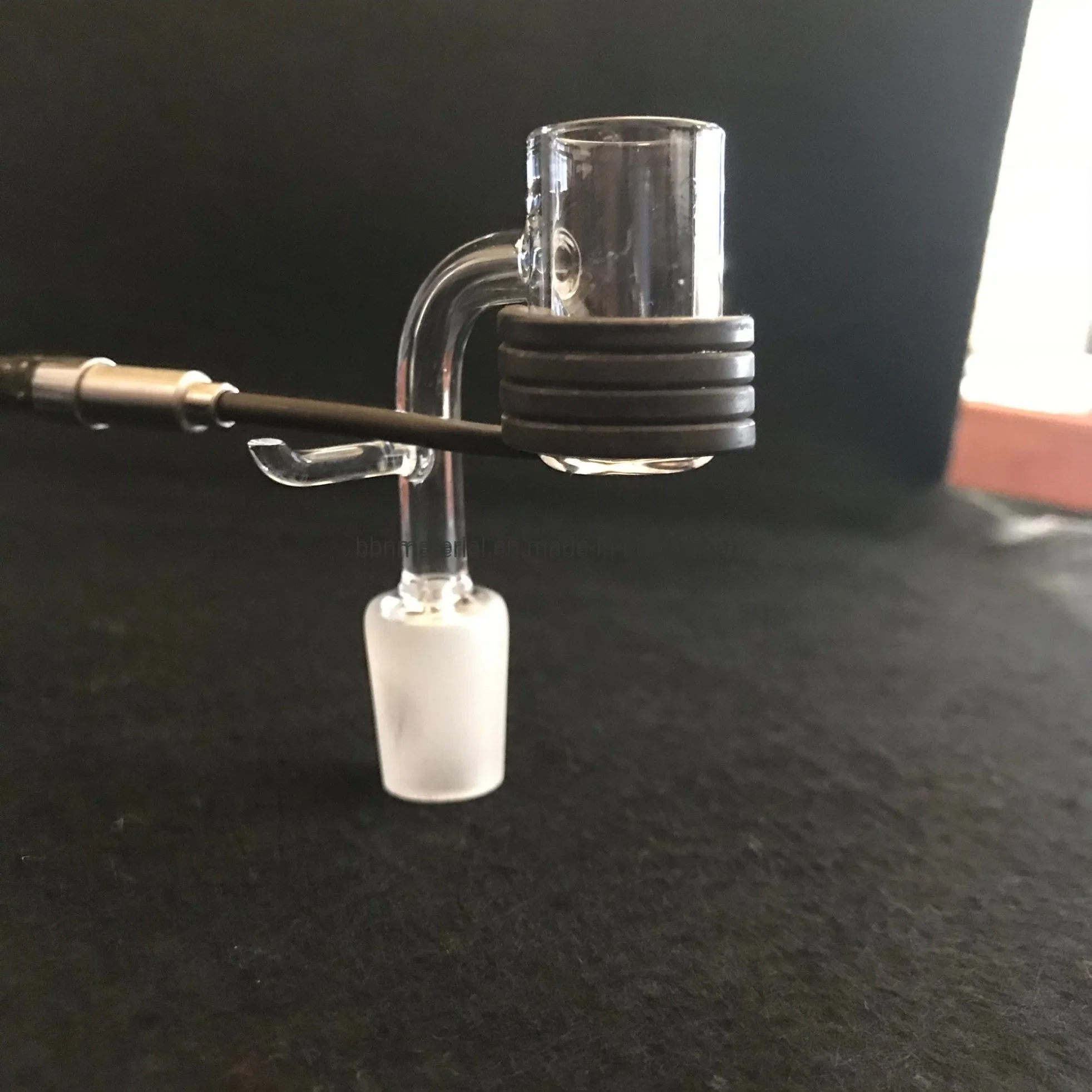 Silica Bowl Thermal Quartz Glass Hookah Banger Glass Nail with Carb Cap