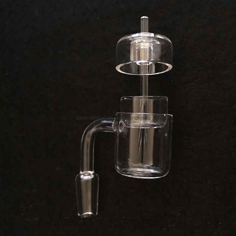 Silica Bowl Thermal Quartz Glass Hookah Banger Glass Nail with Carb Cap