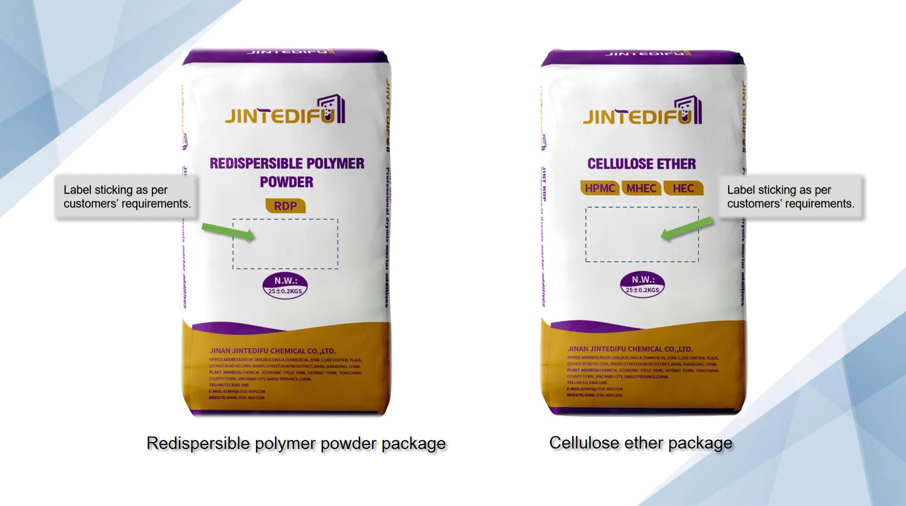 a Water-Retaining Agent in Joint Filler: Rdp