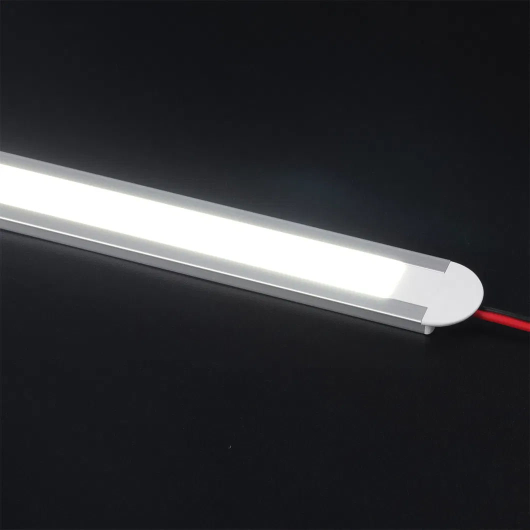 بروفايل LED مدمج من الألمنيوم الفضي