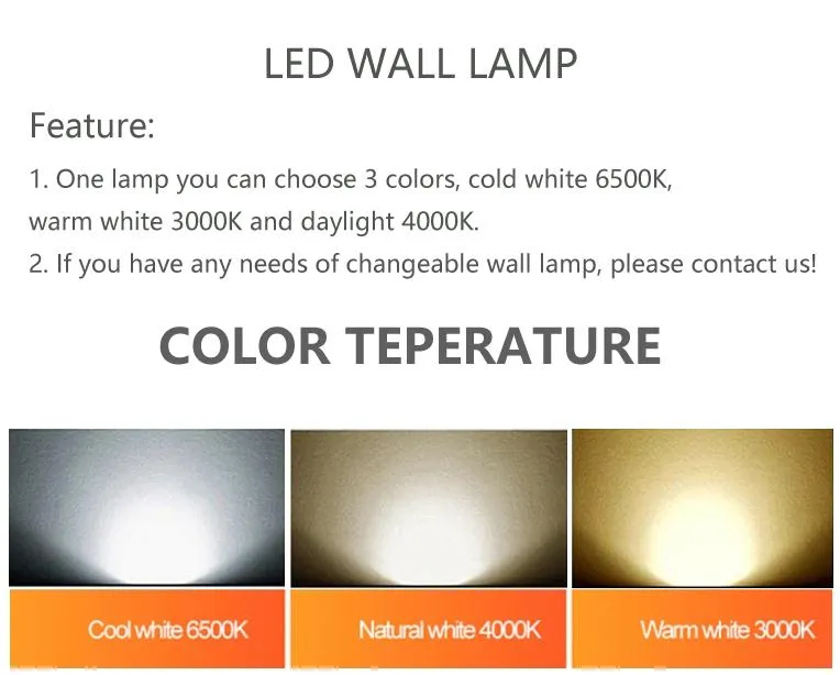 مصباح حائط LED من الألمنيوم مع ذراع متحرك مرن 3W مصباح قراءة حديث مثبت على الحائط للسرير أو الفندق أو غرفة المعيشة