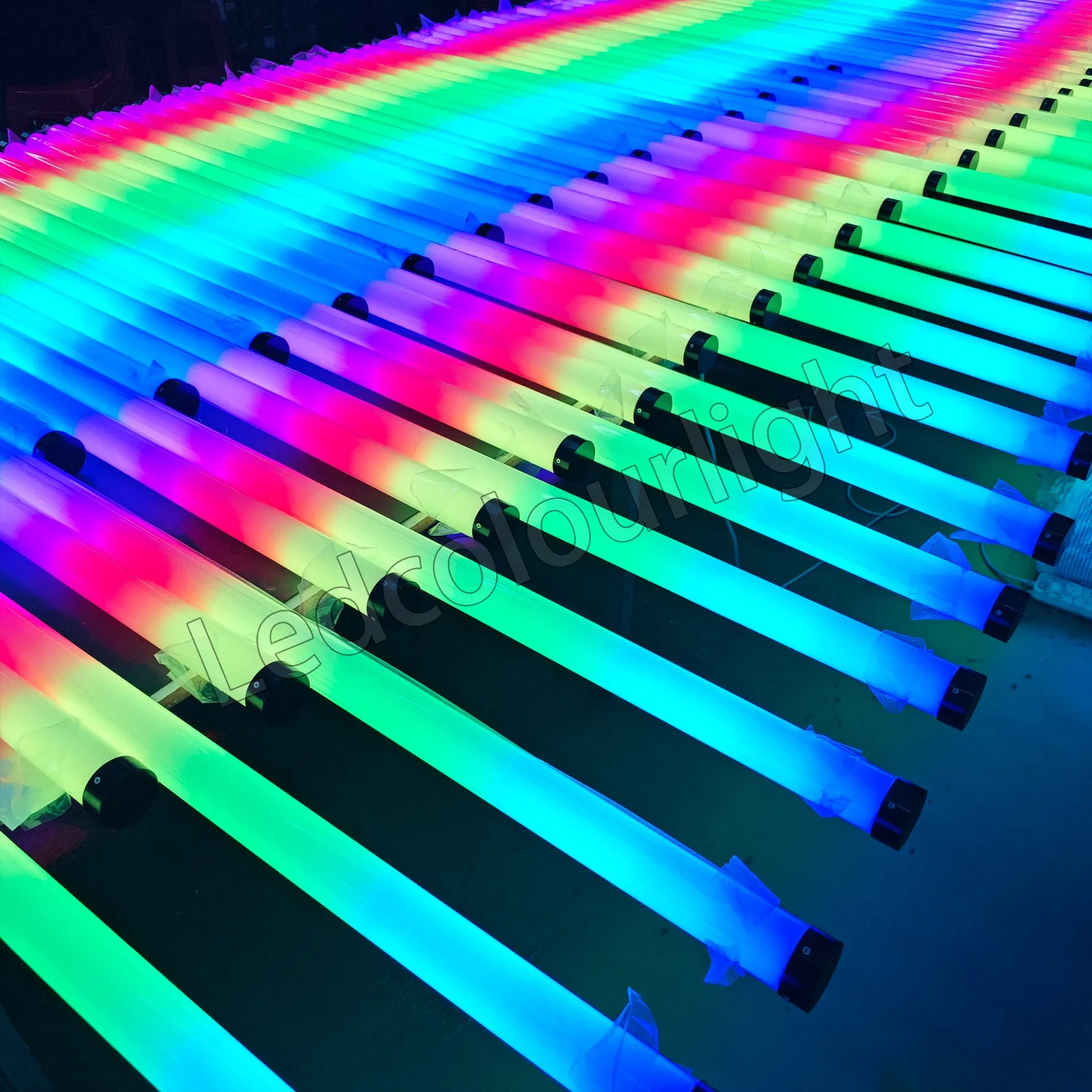 أضواء LED stage الخارجية 360 درجة إضاءة داخلية أنبوب LED (جملة رخيصة للمصانع لأندية الليل KTV المطاعم الحانات ضوء زخرفي OEM ODM)