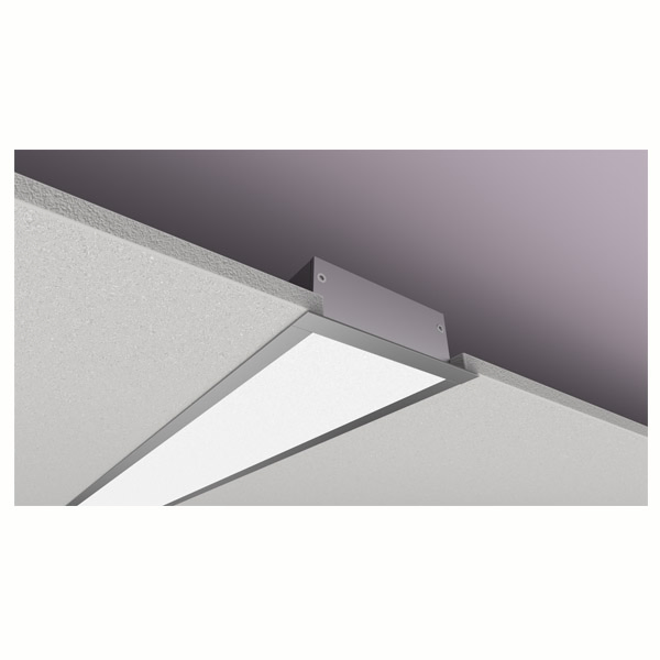 نظام قناة ألومنيوم LED ذات ملف داخلي على شكل U بعرض 12mm مع غطاء، وأغطية نهائية، ومشابك تثبيت لتركيبات أضواء LED الشريطية