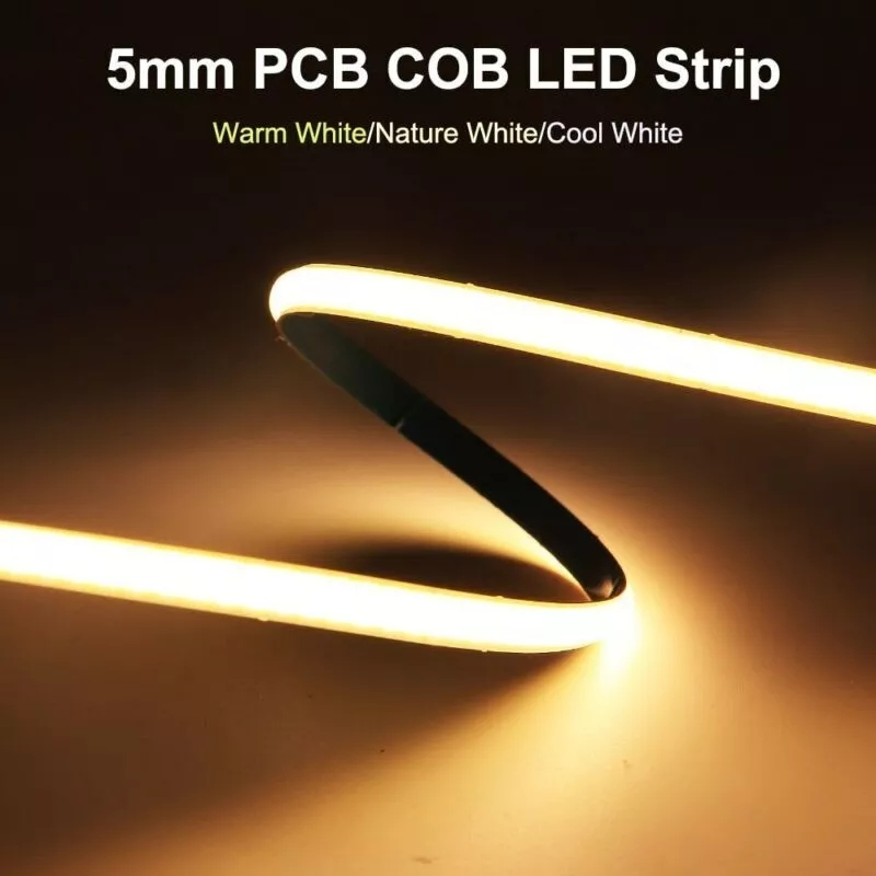 شريط ضوء LED خطي مزخرف بزاوية علوية من COB