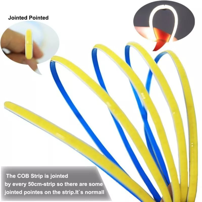 شريط ضوء LED خطي مزخرف بزاوية علوية من COB