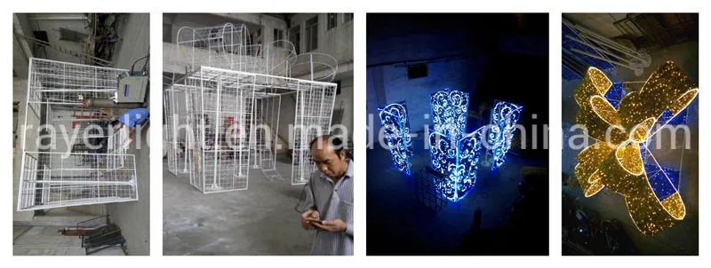 صندوق هدايا أضواء موتيف LED للإضاءة الخارجية زينة العطلات