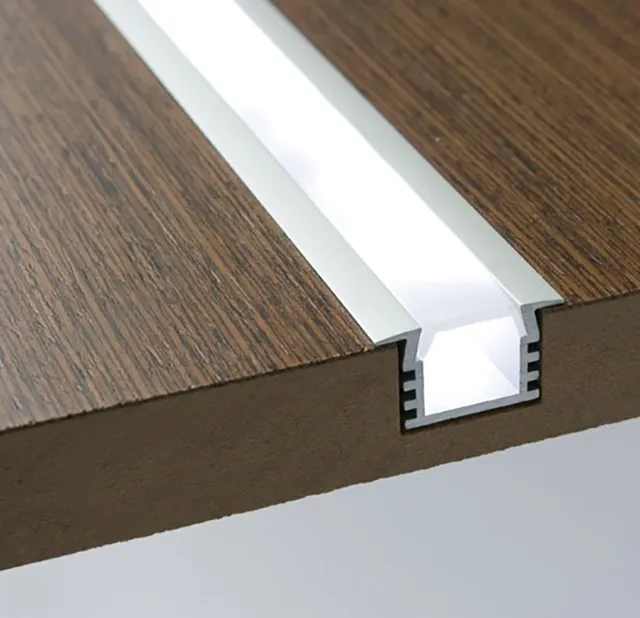 تركيب مدمج مصباح خطي LED من الألمنيوم ملف LED من الألمنيوم