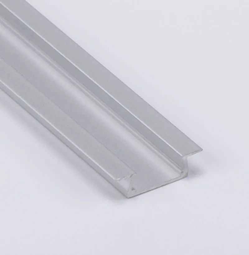نظام قناة ألومنيوم مدمج مع غطاء، وأغطية نهائية، ومشابك تثبيت لتركيبات شرائط LED