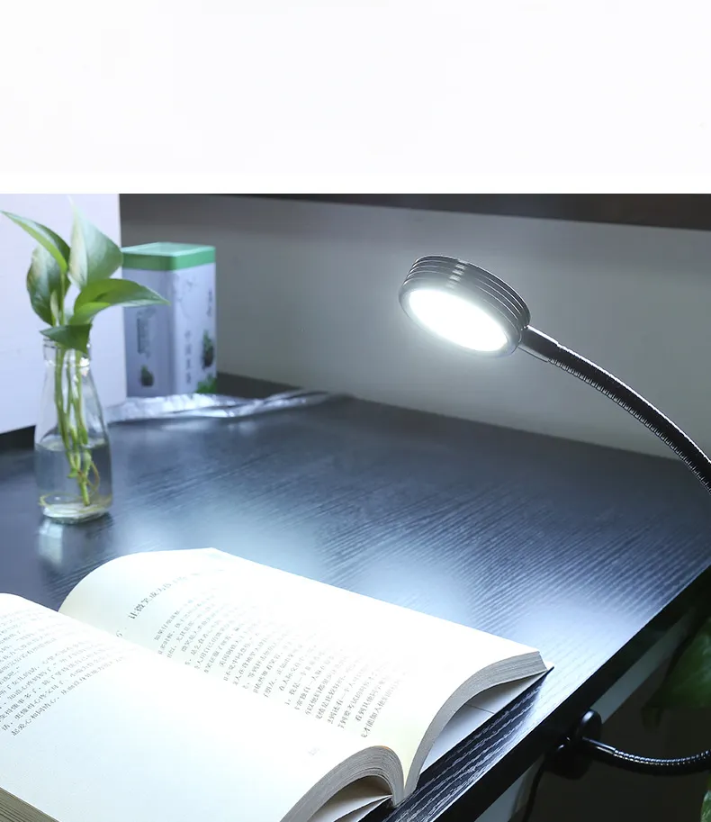 دي سي 12V يو إس بي 10W مصباح مكتب LED