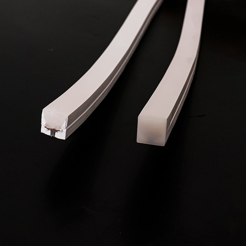 Ne1616 مرن 3D انحناء حر 2700K-6500K قطع صغير مضاد للأشعة فوق البنفسجية والملح IP67 زخرفي خارجي 24V شريط ضوء نيون سيليكوني
