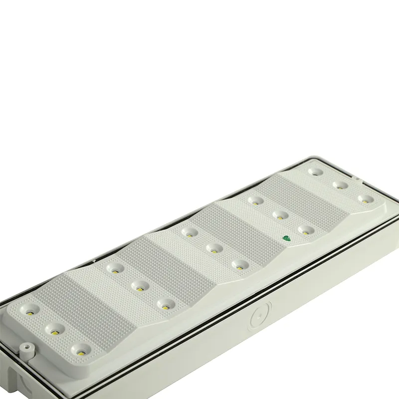 إضاءة طوارئ دائمة IP65 مصباح LED مدمج 3.7V بطارية ليثيوم أيون قابلة لإعادة الشحن للإضاءة الطارئة