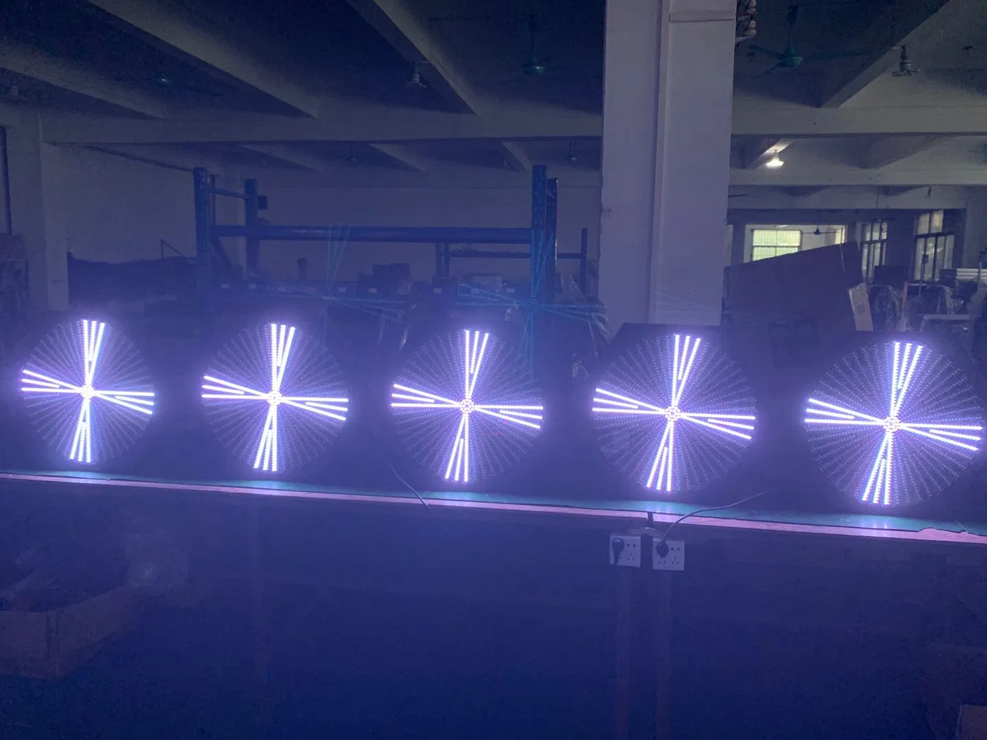 إضاءة خلفية LED برنامج مدمج DMX512 بيكسل ملون كامل RGB Lights 