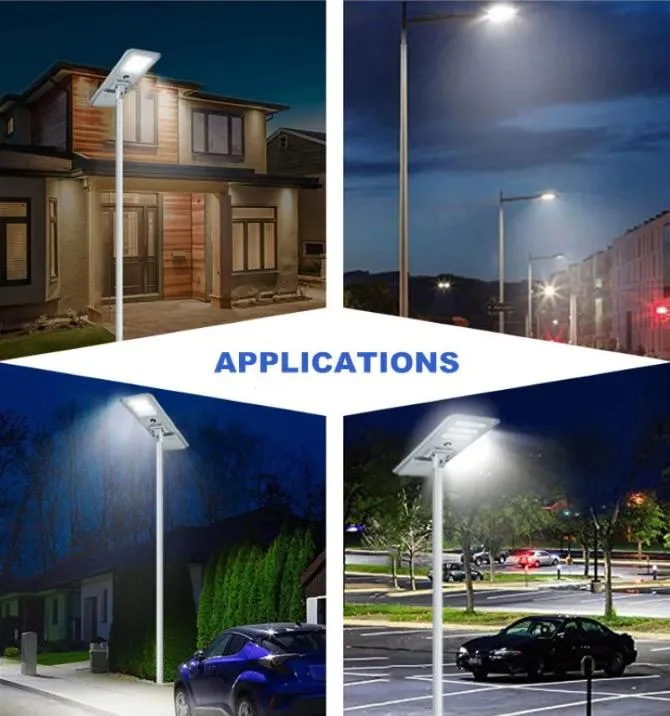 تطبيقات مصباح الشارع الشمسي LED