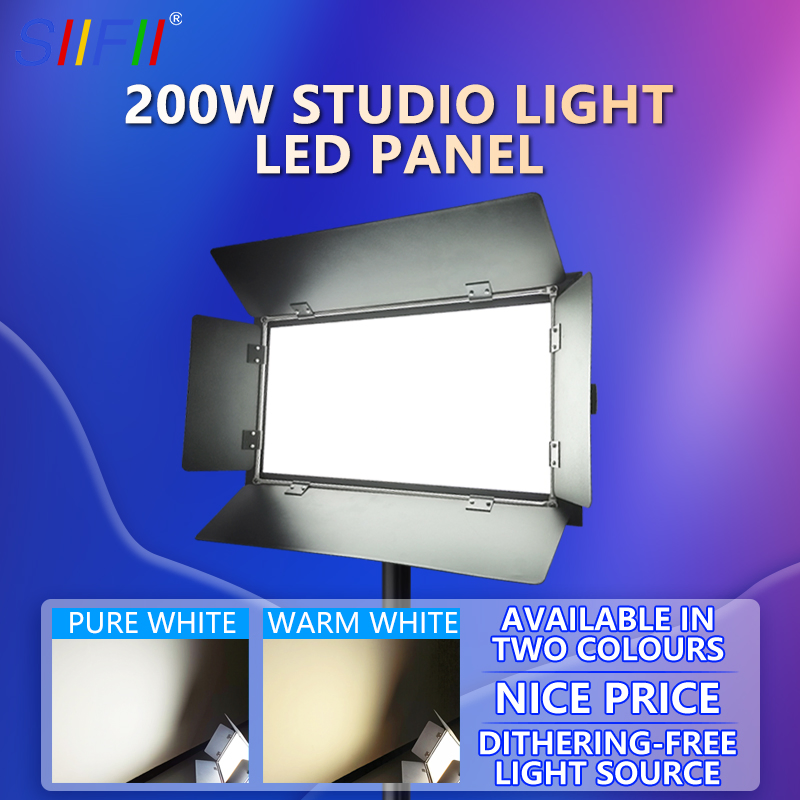 لوحة إضاءة فيديو LED ثنائية اللون 3200-5600K لوحة إضاءة للتصوير على الكاميرا مصباح ملء لاستوديو التصوير لفيديوهات يوتيوب ومدونات الفيديو