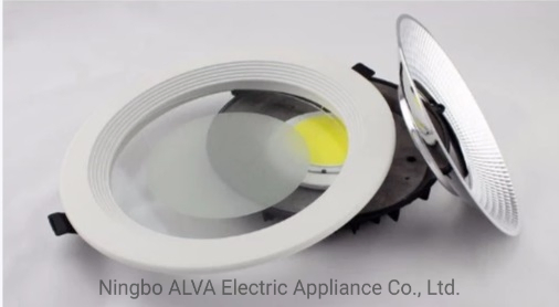 ألفا 7W ضوء سبوت LED COB للتثبيت المدمج بتصميم دائري