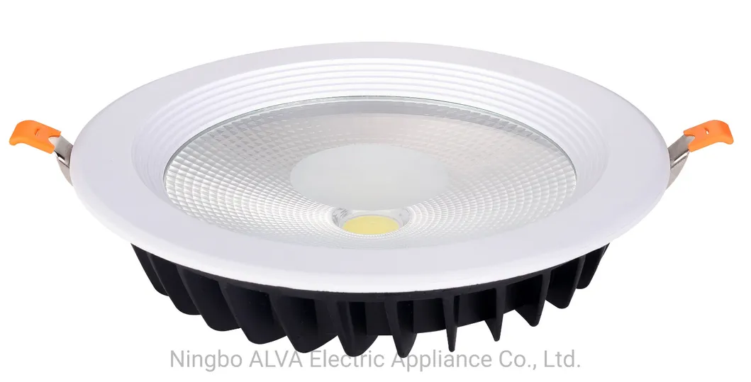 ألفا 7W ضوء سبوت LED COB للتثبيت المدمج بتصميم دائري