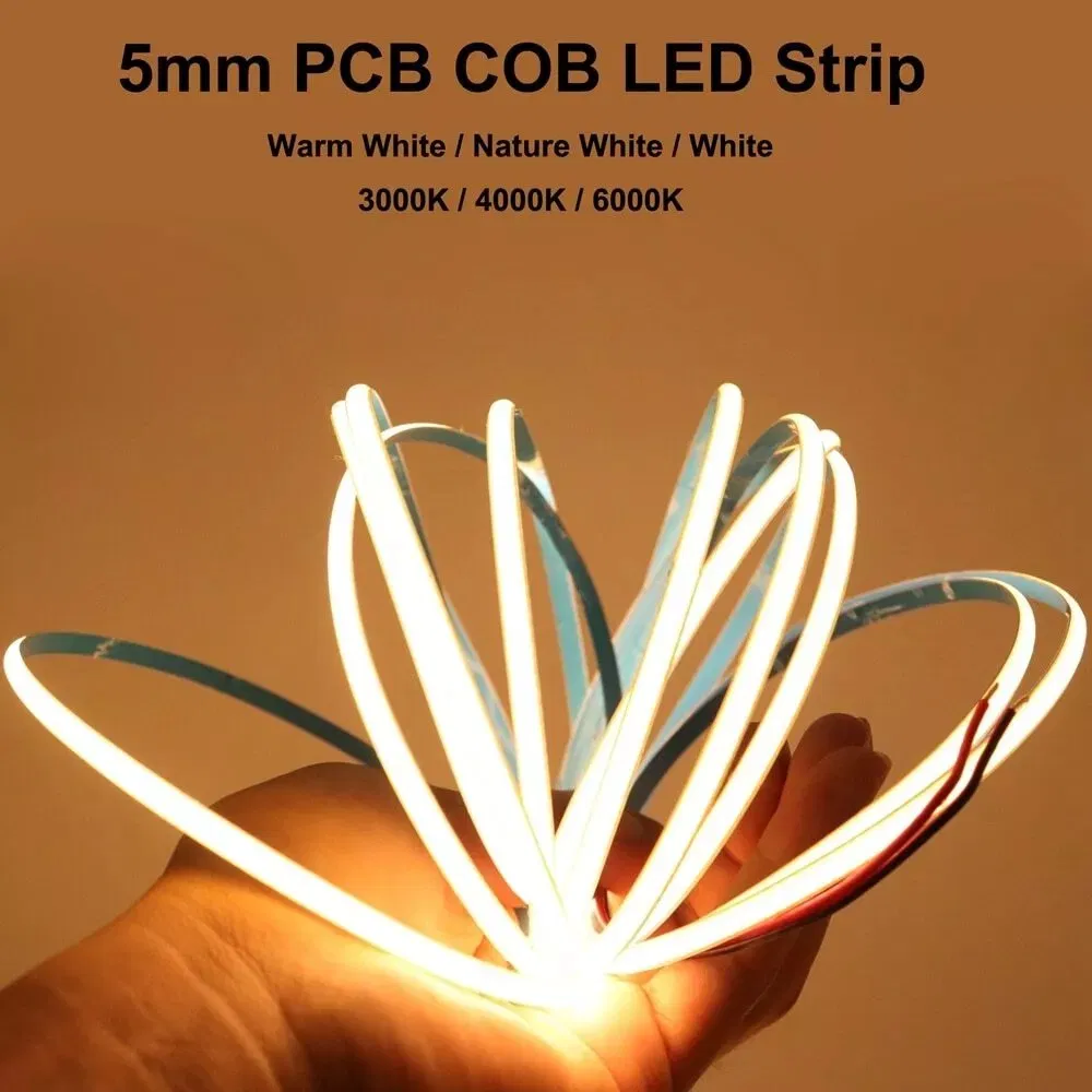 شريط ضوء LED خطي مزخرف بزاوية علوية من COB