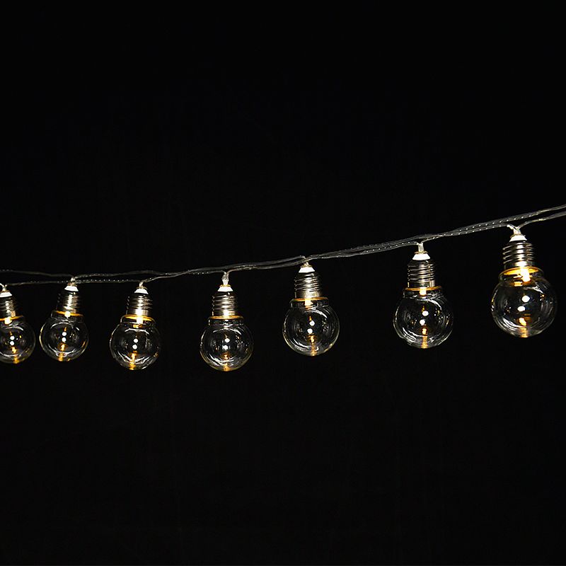 محول طاقة للإضاءة الزخرفية الخارجية، إضاءة خيوط LED عتيقة مع جهاز تحكم عن بعد