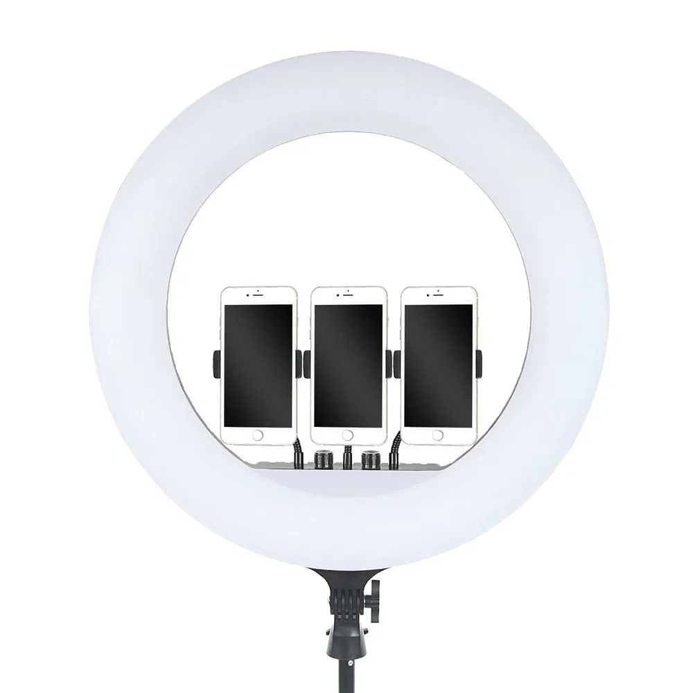 استوديو تصوير احترافي ضوء حلقة LED للإضاءة للفيديو لمكياج يوتيوب