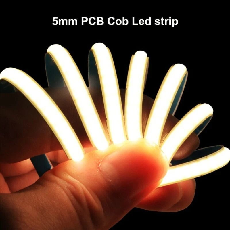 شريط ضوء LED خطي مزخرف بزاوية علوية من COB