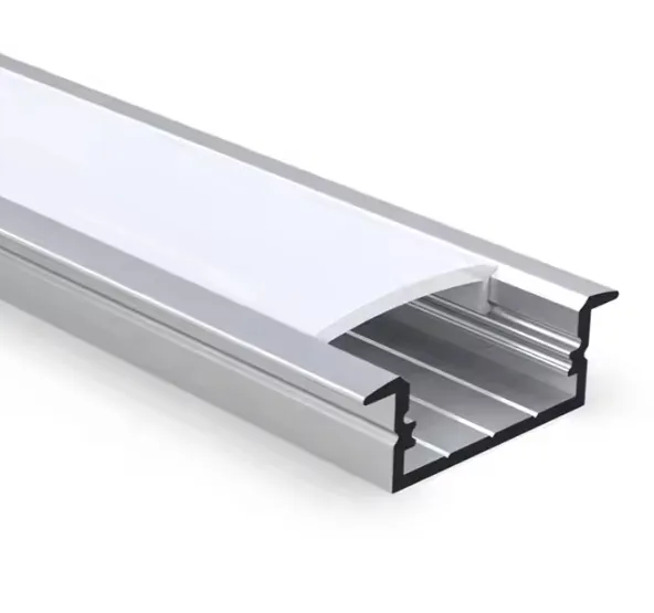 نظام ألومنيوم مدمج لإضاءة LED مع غلاف م diffuser وتركيب سهل