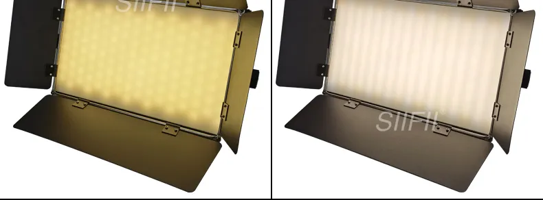 لوحة إضاءة فيديو LED ثنائية اللون 3200-5600K لوحة إضاءة للتصوير على الكاميرا مصباح ملء لاستوديو التصوير لفيديوهات يوتيوب ومدونات الفيديو