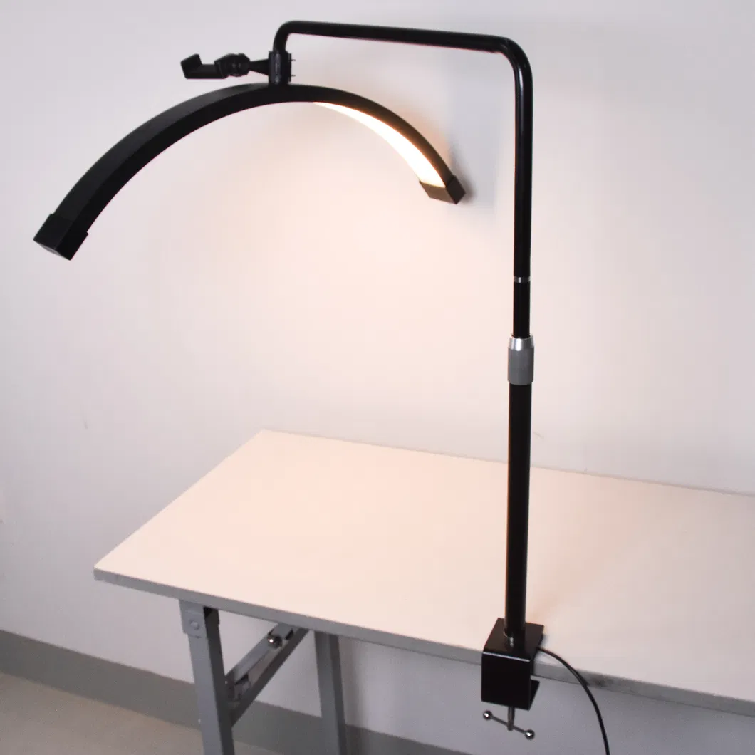 مصباح مكتب للأظافر LED على شكل نصف قمر لمناكير الأظافر والتاتو