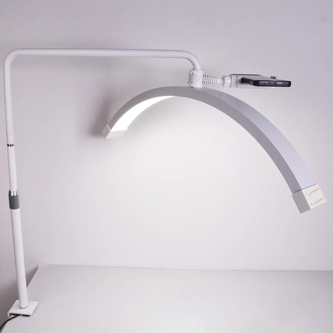 مصباح مكتب للأظافر LED على شكل نصف قمر لمناكير الأظافر والتاتو