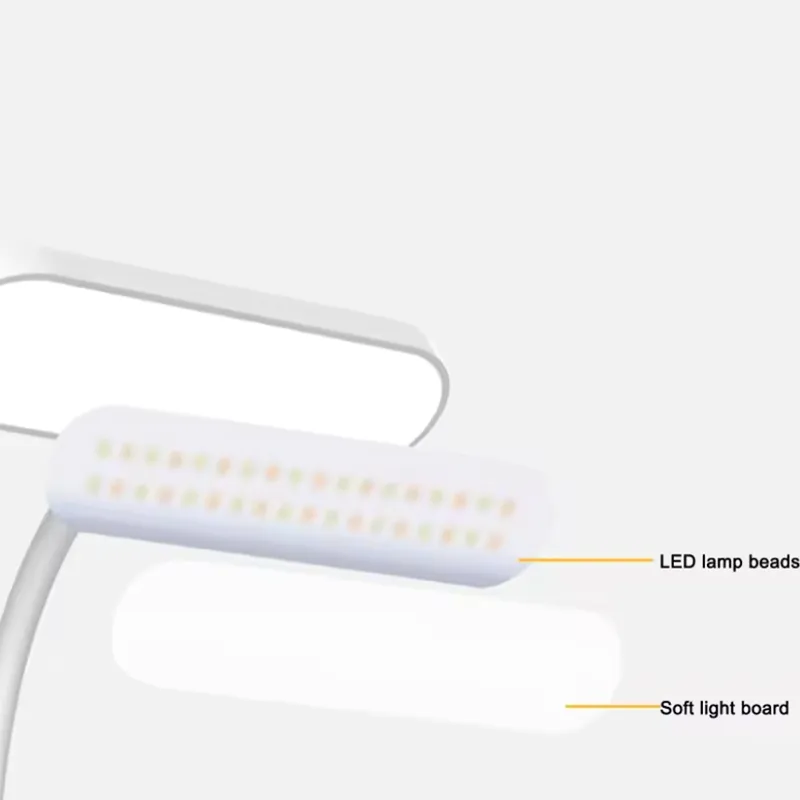 مصباح مكتب LED لاسلكي متعدد الاستخدامات مع تحكم باللمس ومرونة