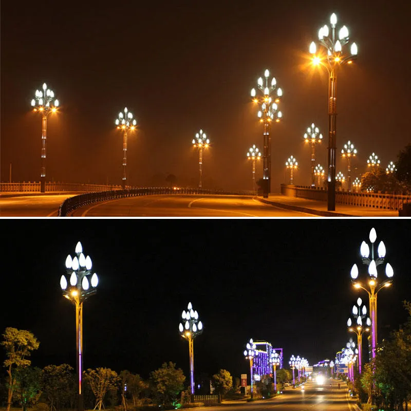 إضاءة مسار LED نابضة للحياة لتزيين الحدائق الخارجية بشكل رائع