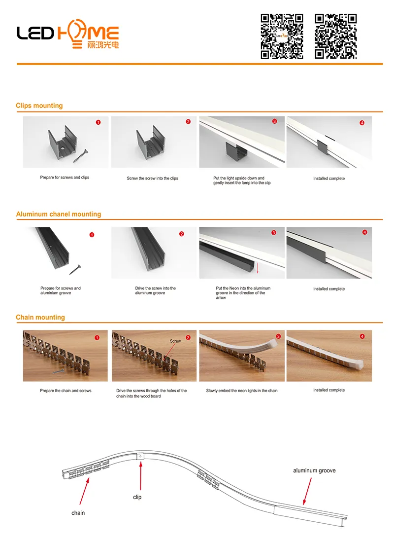 إضاءة سيليكون مقاومة للماء LED