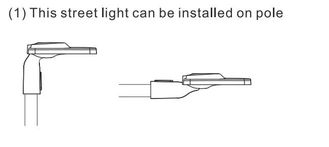 سعر المصنع 30W 50W 60W 80W 100W IP66 ضوء شارع LED مقاوم للماء مع مستشعر ضوء الصورة لمواقف السيارات والحدائق