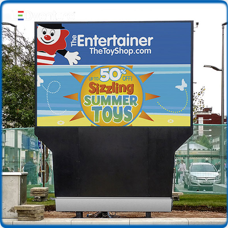 High Light Outdoor Front Service Wall Display Pantalla LED Exteriores