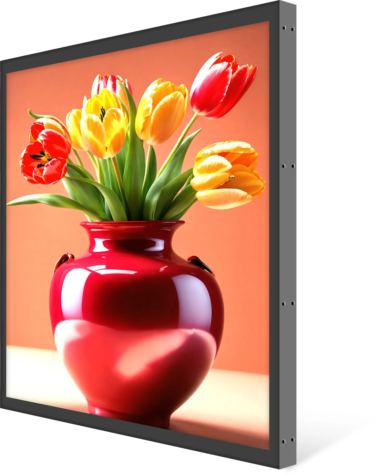 35.7 Inch Ultra-Thin 4K Square LCD Display for Exhibition Halls
