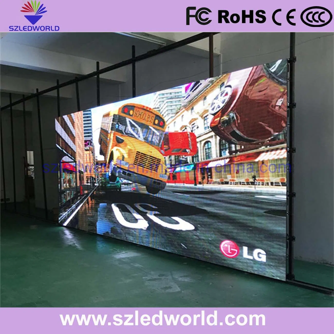 High Brightness of 5500 Nits P4 Mobile Truck LED Display Trailer with Hydraulic System