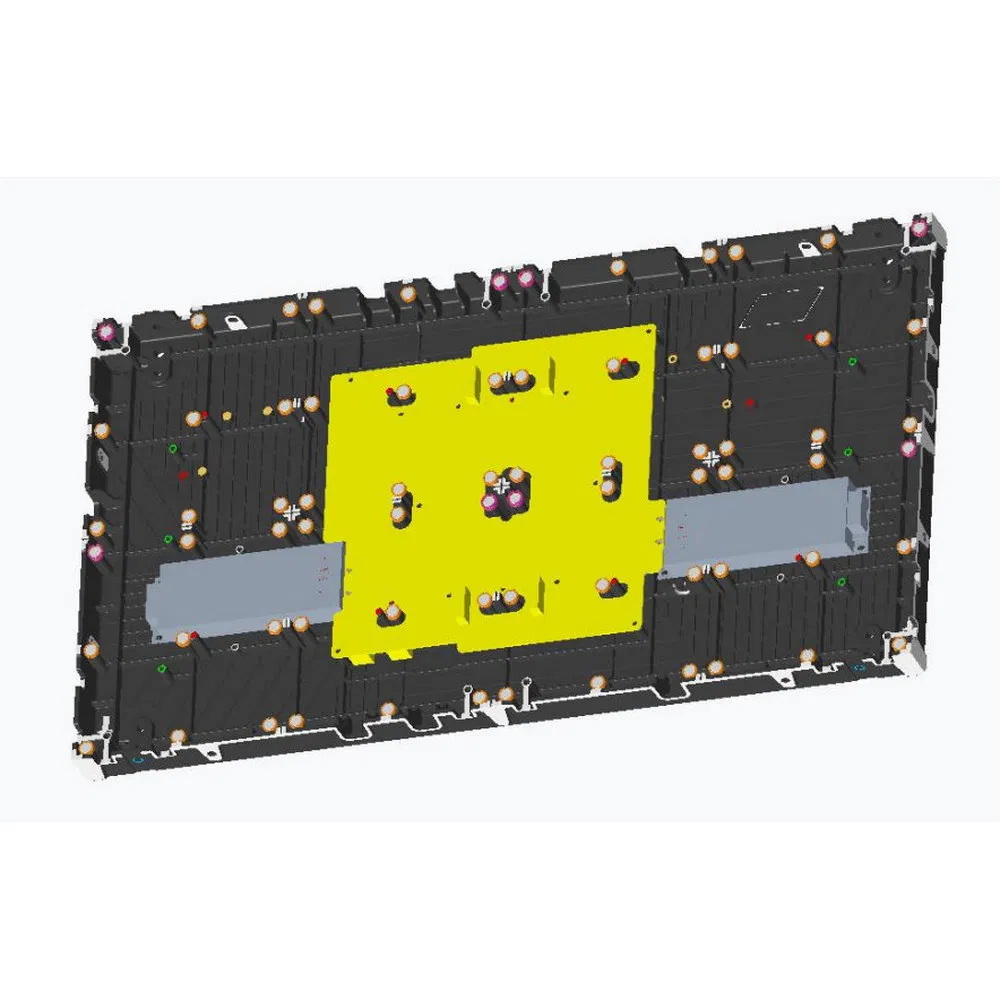 Wide Color Gamut Indoor COB Full-Color Microled Display for Banking Services