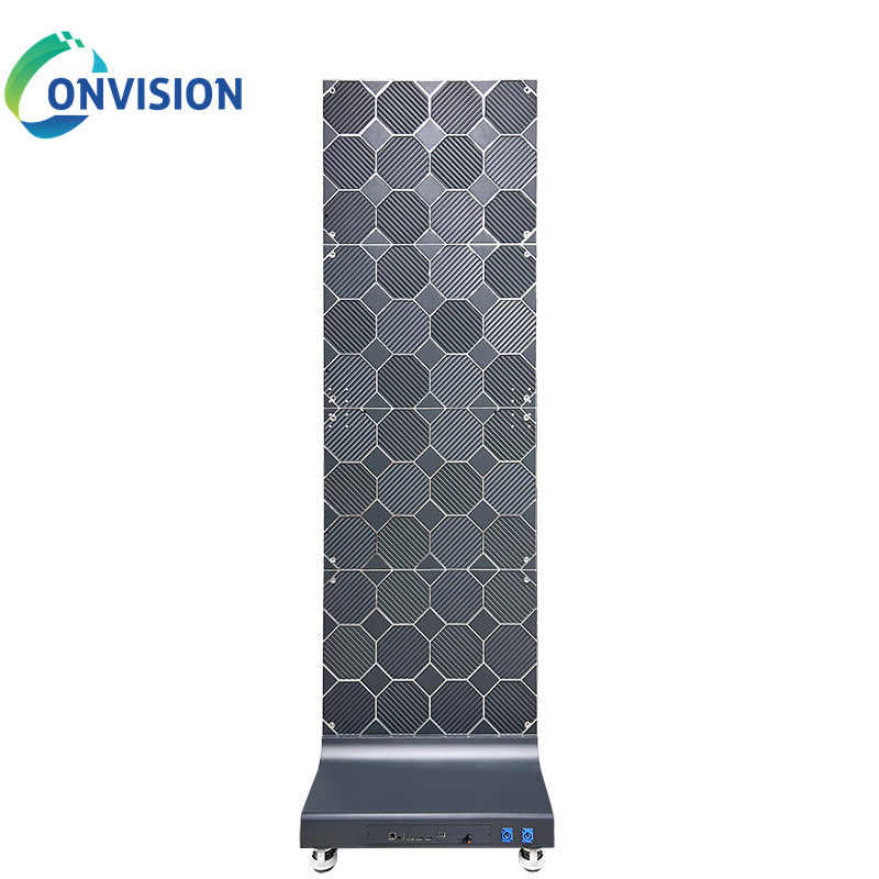 Indoor LED Poster WiFi USB Control Standing 1920*640mm LED Poster Screen