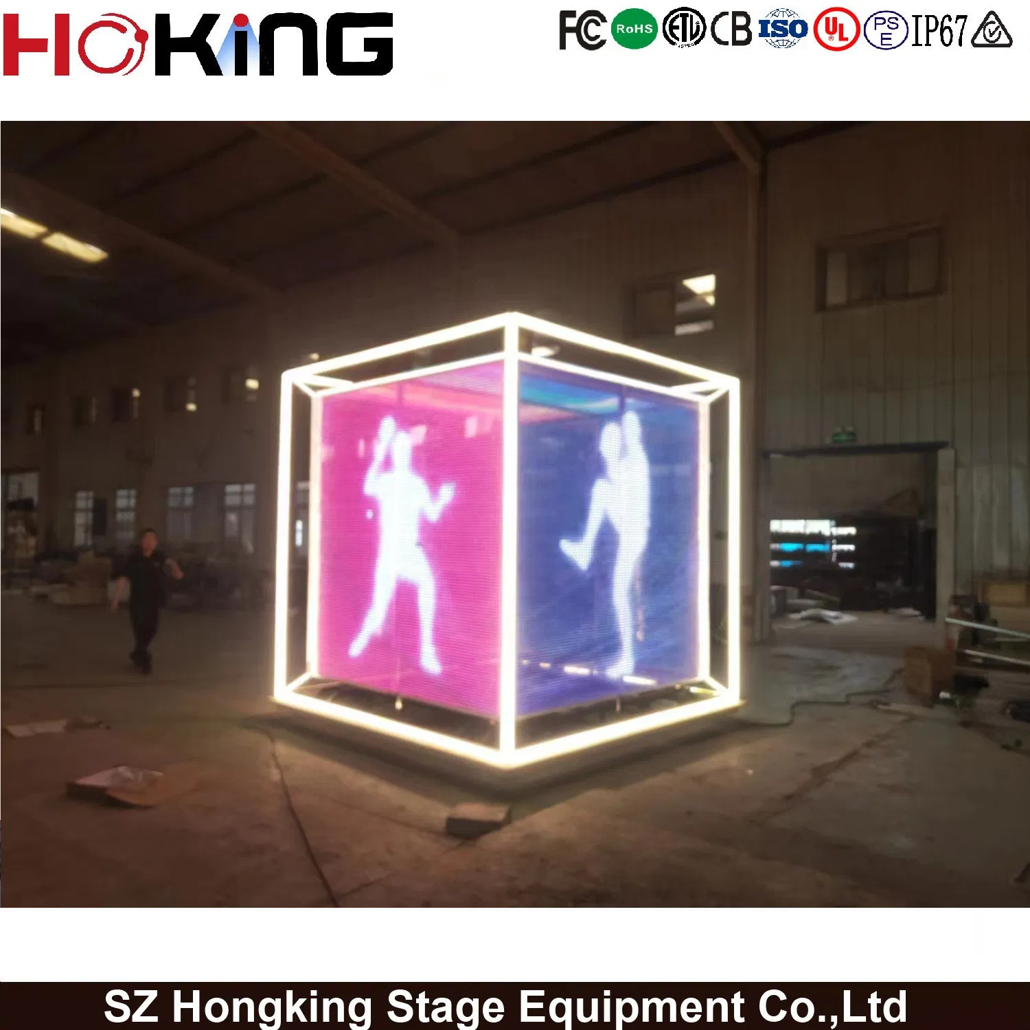 Ultra Thin LED Film Glass Screen Transparent High Quality Glass Indoor LED Video Wall