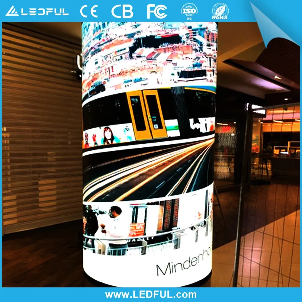 Curved LED Display Indoor P2 P2.5 P3 P4 P5 Soft LED Module Curved Flexible LED Display Screen